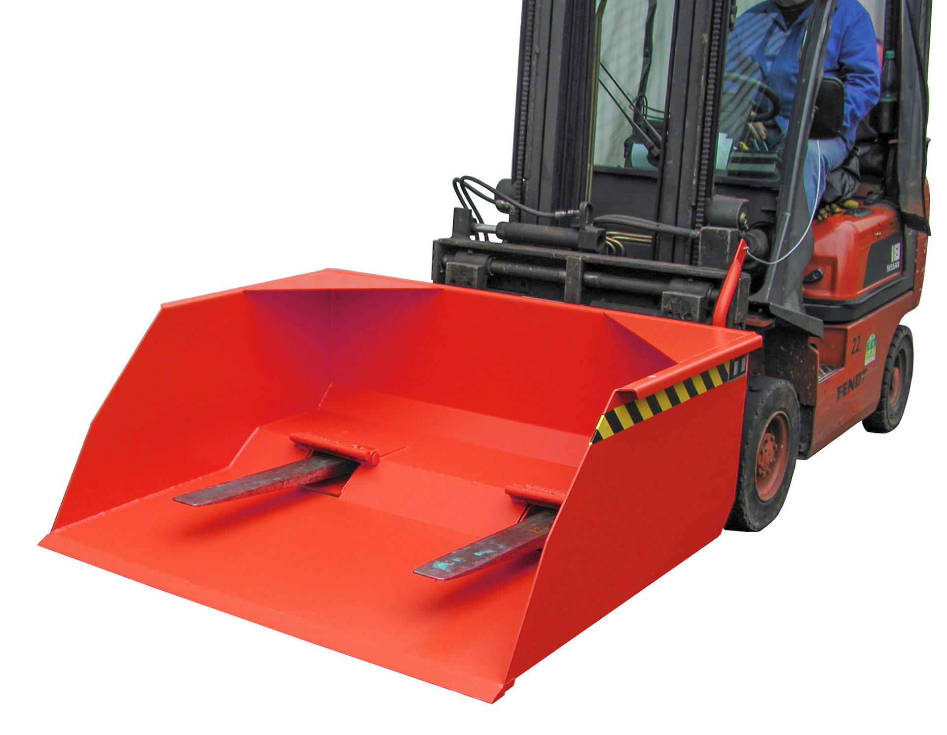 Schaufel BSM 100, lackiert, Feuerrot