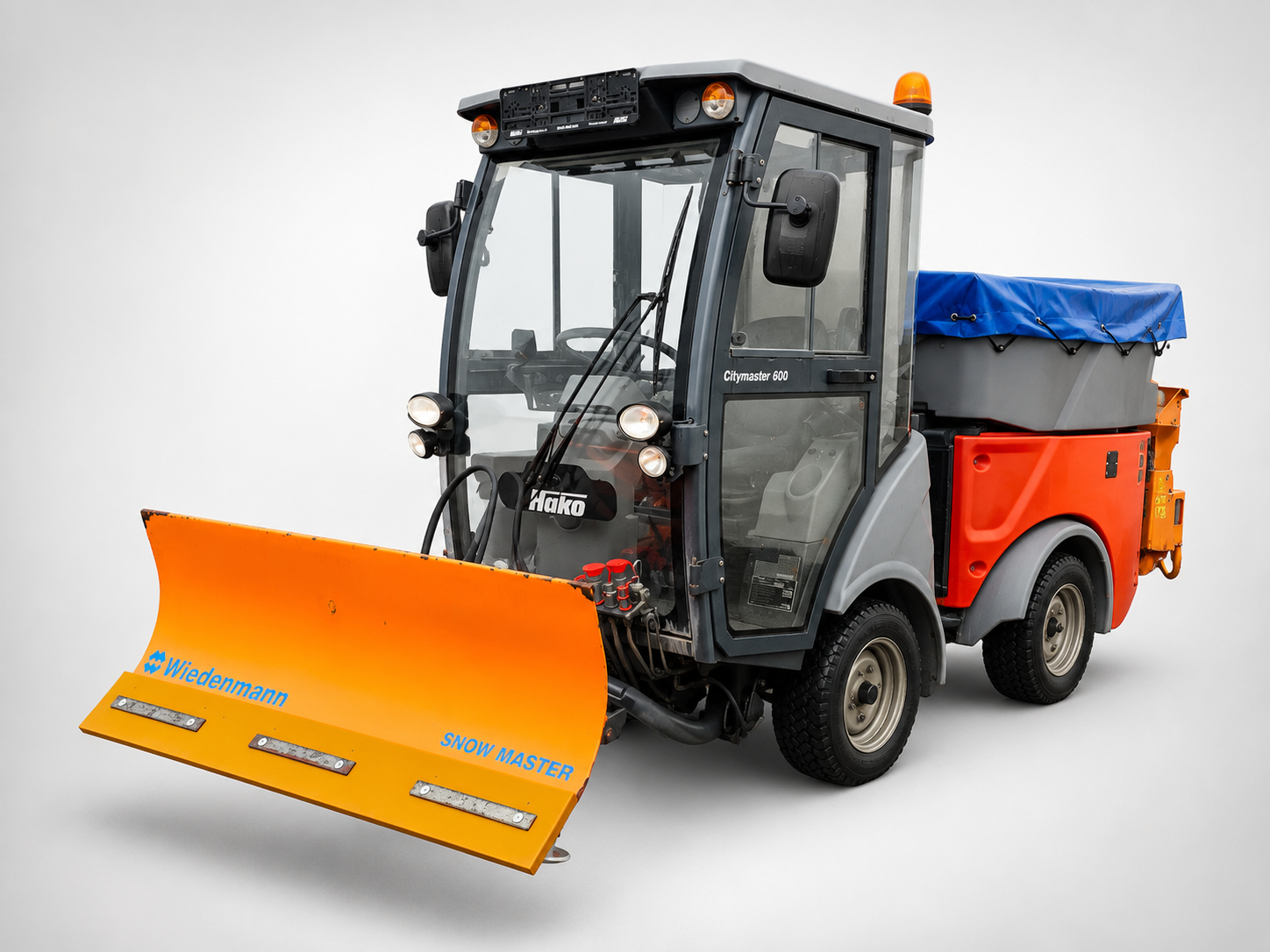 HAKO Citymaster 600 kommunaler Geräteträger mit Winterdienstausrüstung – Erstinbetriebnahme 2013 – 5.161 Betriebsstunden