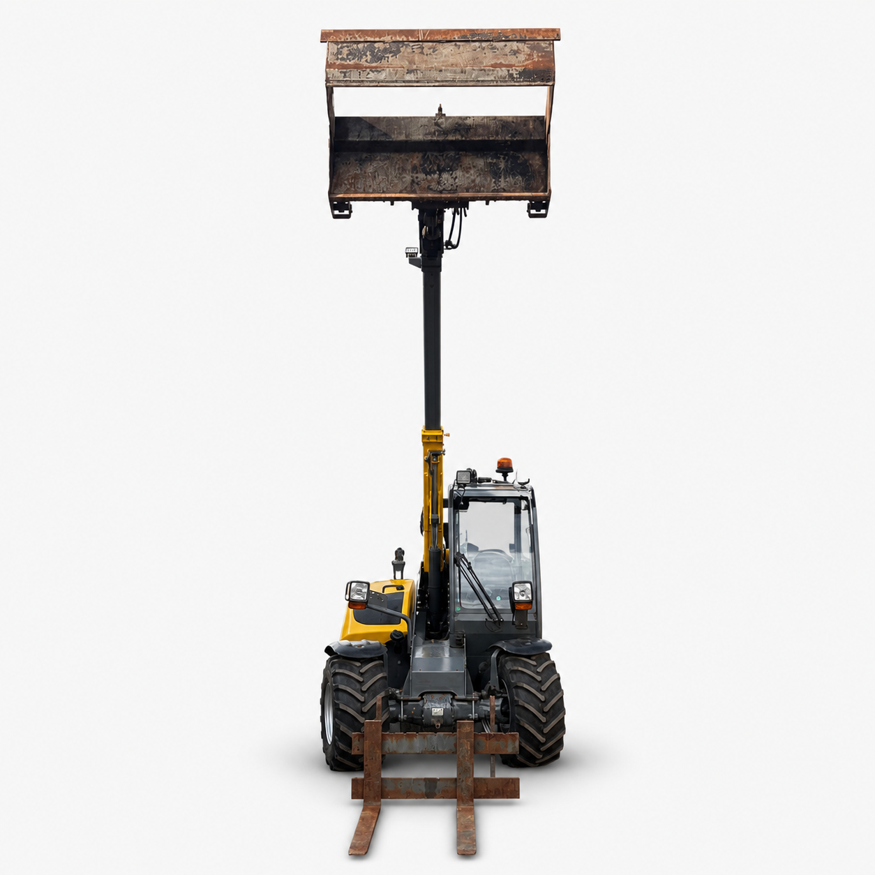 Wacker Neuson TH412 Teleskoplader – BJ 2018 – 4.975 Bh – 41 PS Motor ohne DPF – 4-in-1 Klappschaufel – Palettengabel
