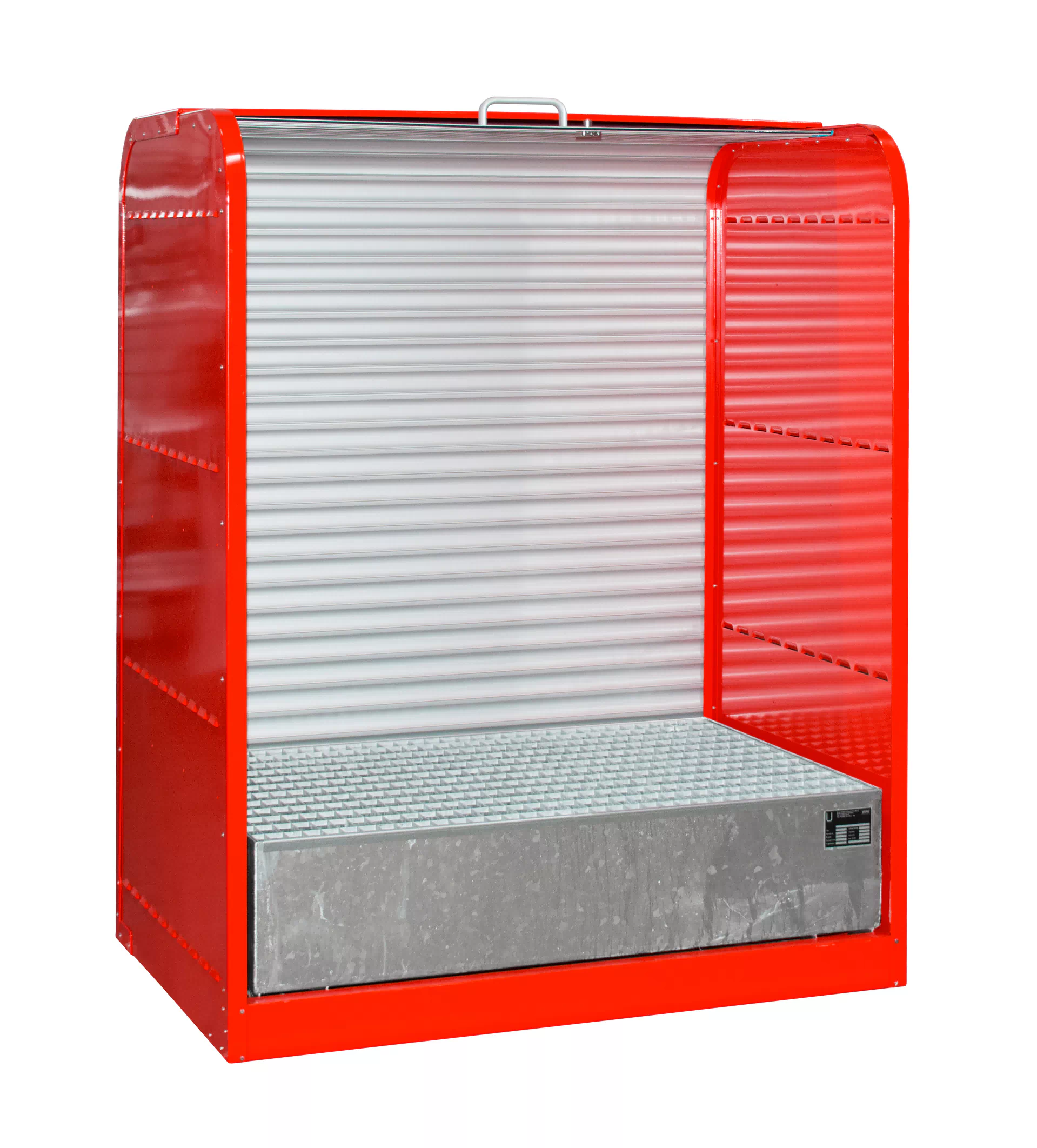 Gefahrstoff-Rollladenschrank RSG-1, lackiert, Feuerrot