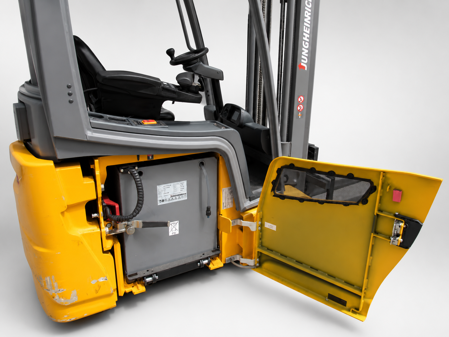 Jungheinrich EFG215 3-Rad Elektro-Gabelstapler – 1.500 kg, 5,0 m Hubhöhe, Baujahr 2020