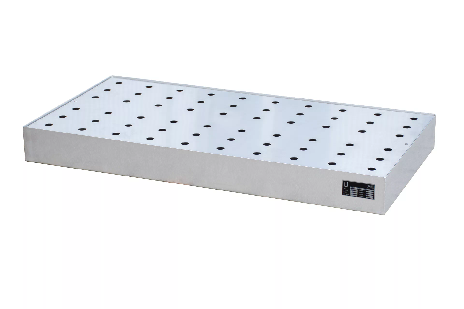 Kleingebindewanne für Paletten KGW-P 3/M V4A, Edelstahl 1.4571
