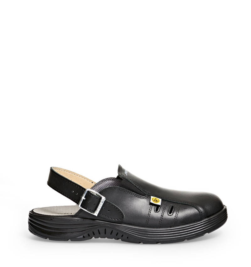 Sicherheitsschuh Clog ESD SB schwarz