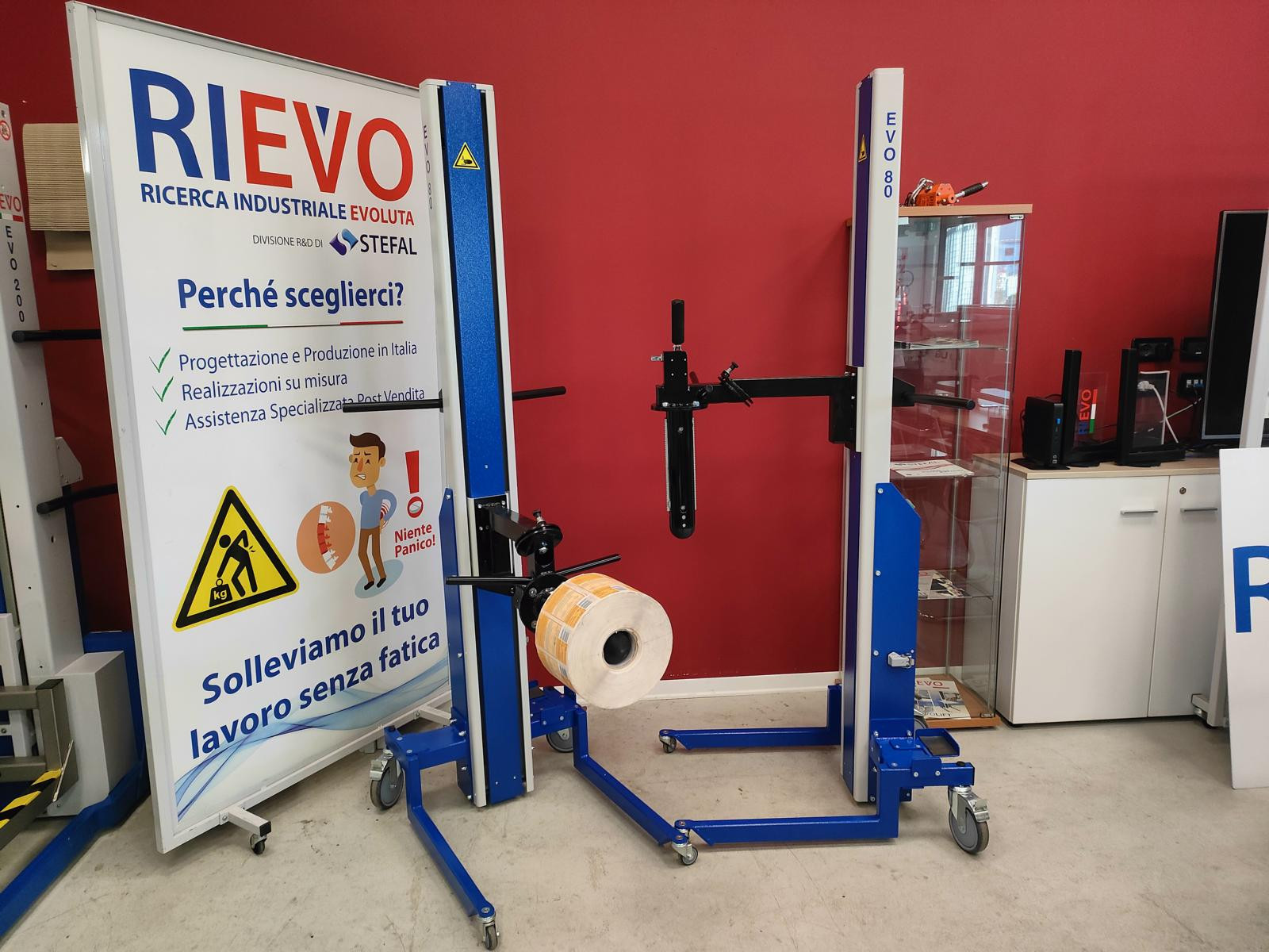 Hebelift EVO80M - Manueller Rollenwender - D"3