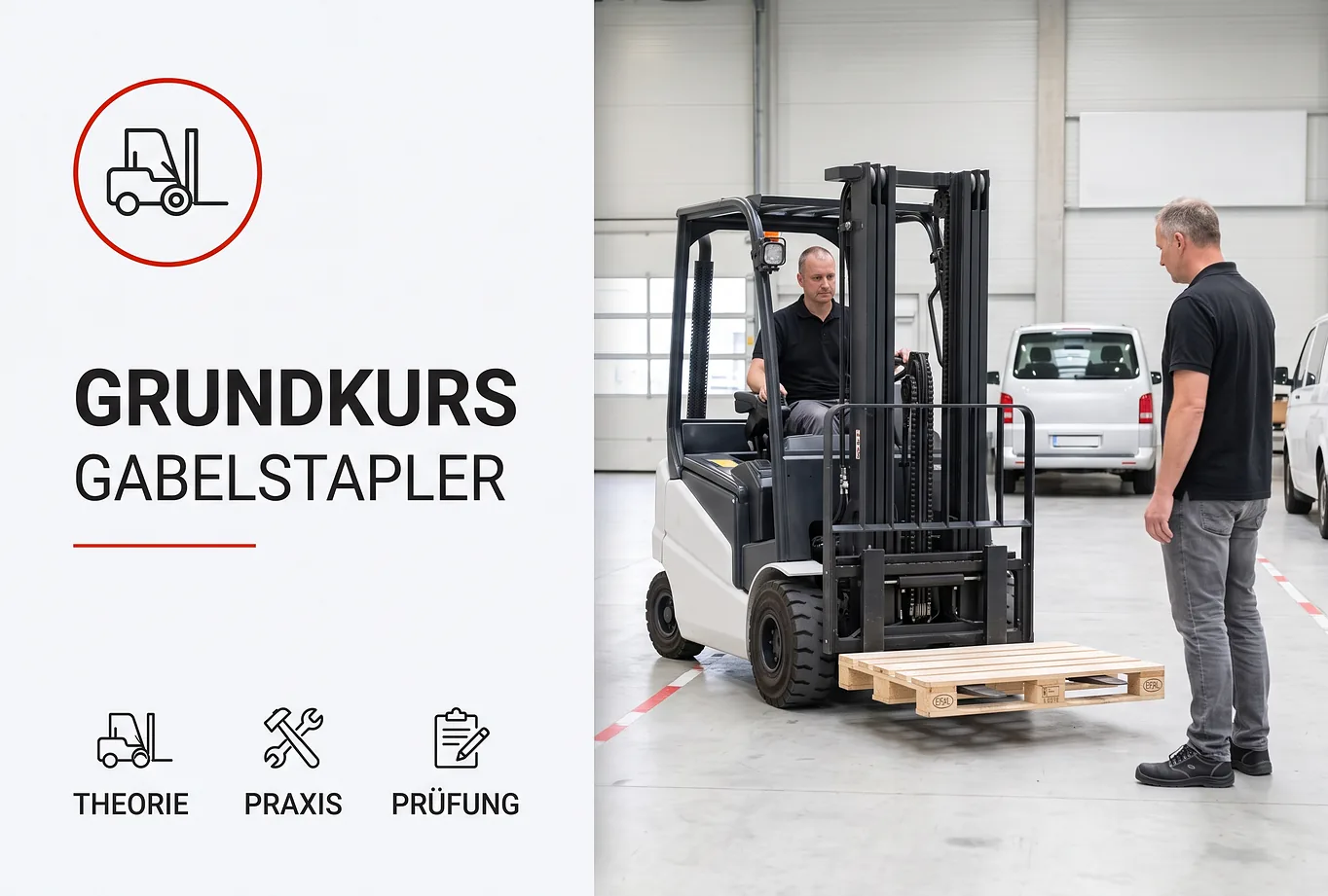 Gabelstaplerschein – Grundausbildung (Stufe 1) - Schulung
