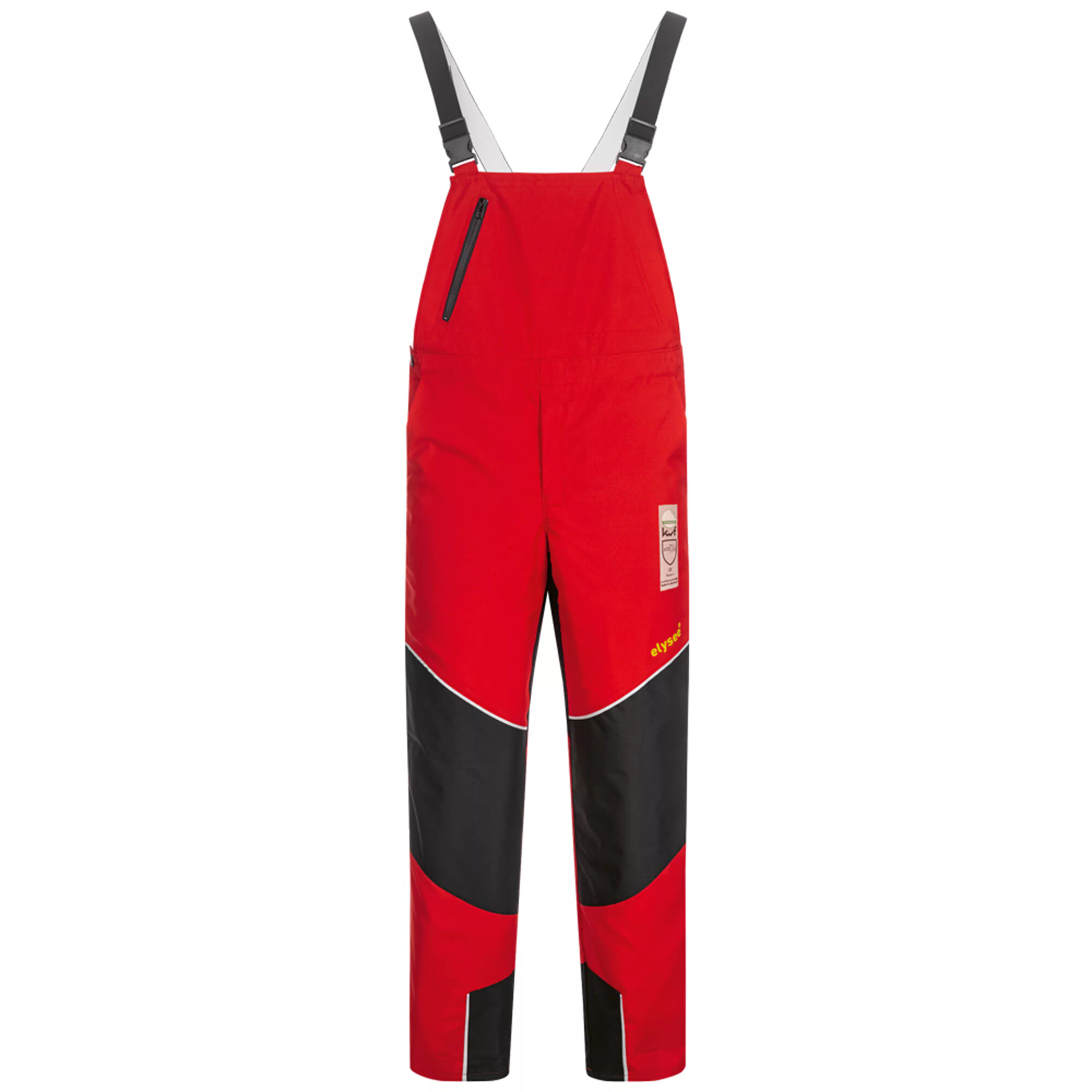 Forstschutz Latzhose rot - TOP Qualität