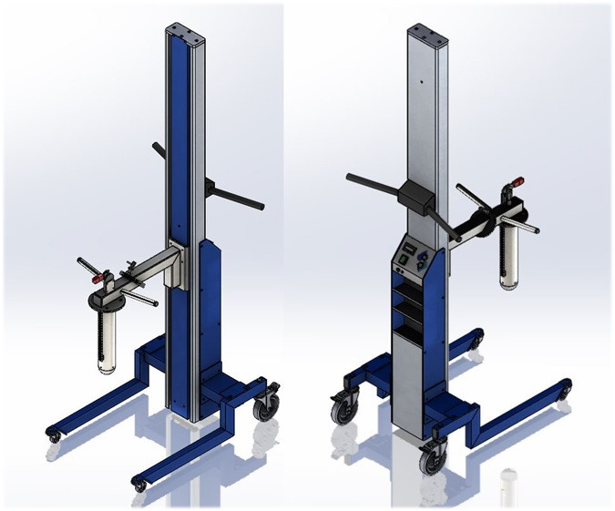 Hebelift EVO80M - Manueller Rollenwender - D"3