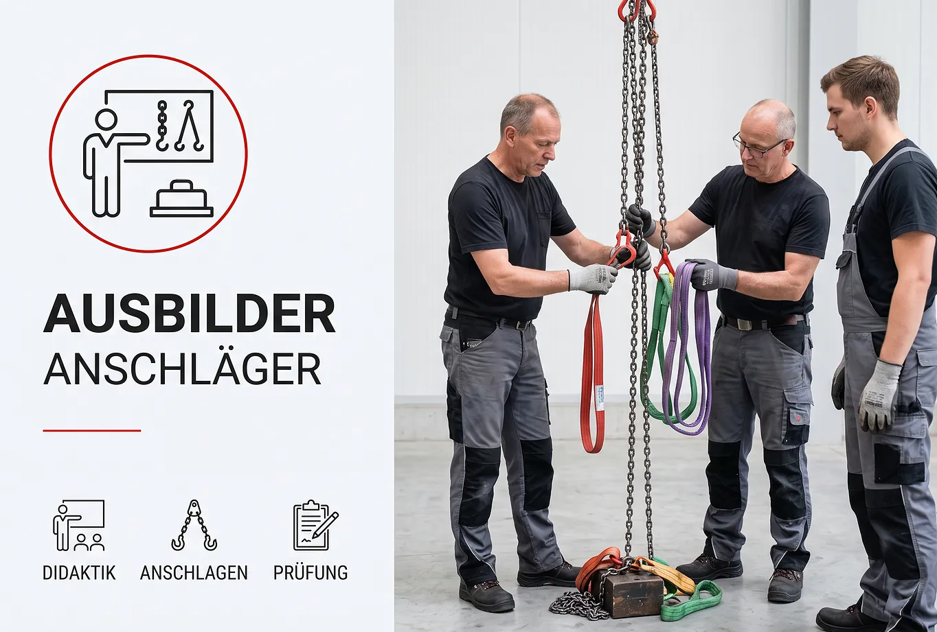 Ausbilder für Anschläger - Schulung