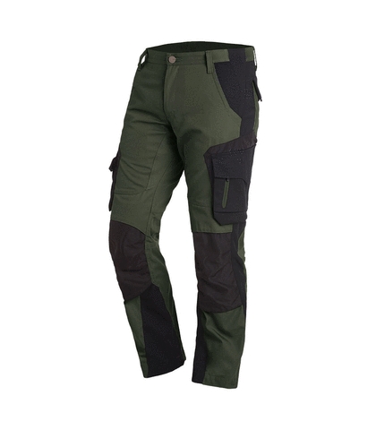 Arbeitshose Florian - oliv/schwarz-schwarz