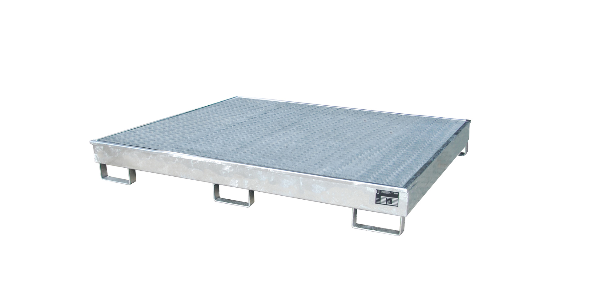 Regalwanne mit PE-Einsatz Regalwanne RW-GR 1800 PE, feuerverzinkt