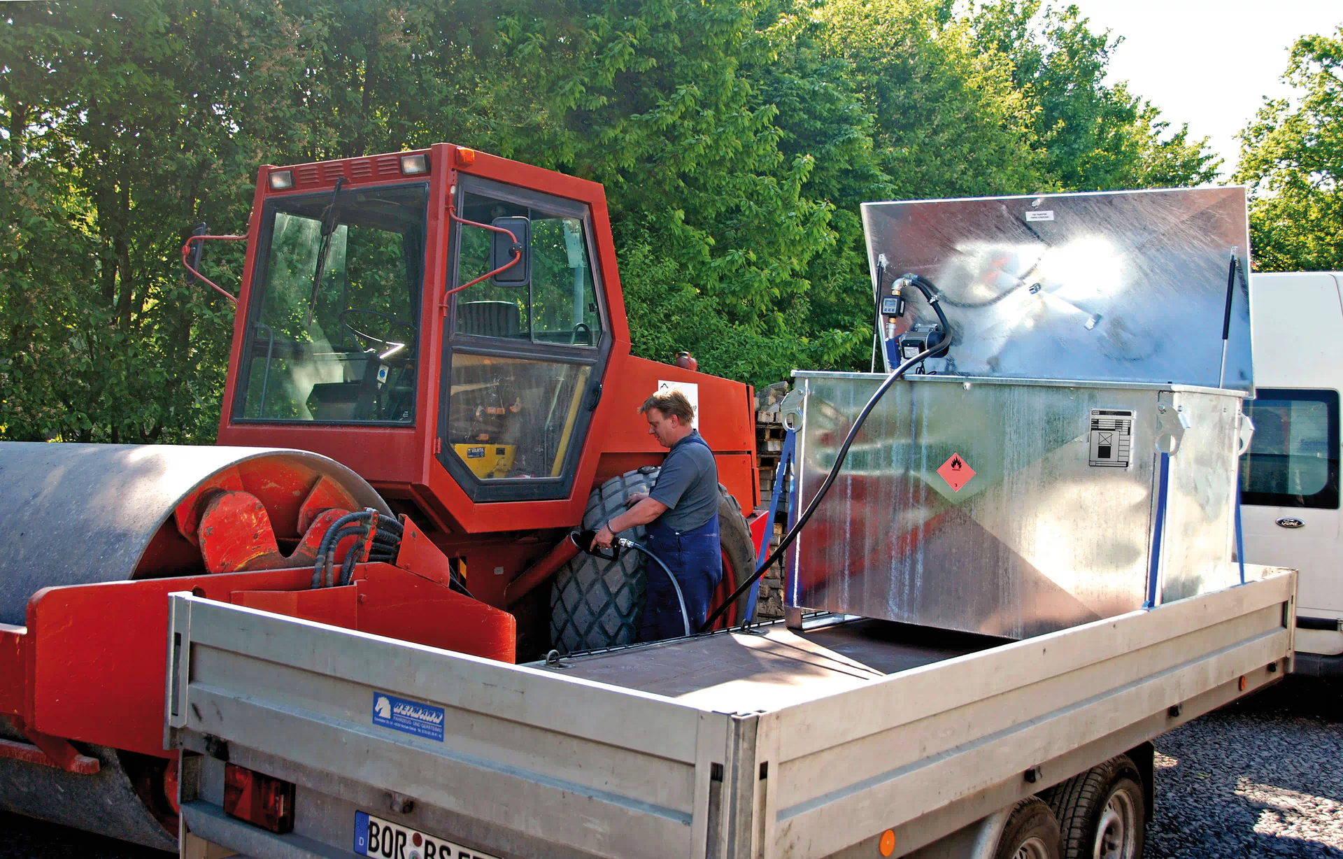 Kraftstoff-Tank MT 1000, feuerverzinkt