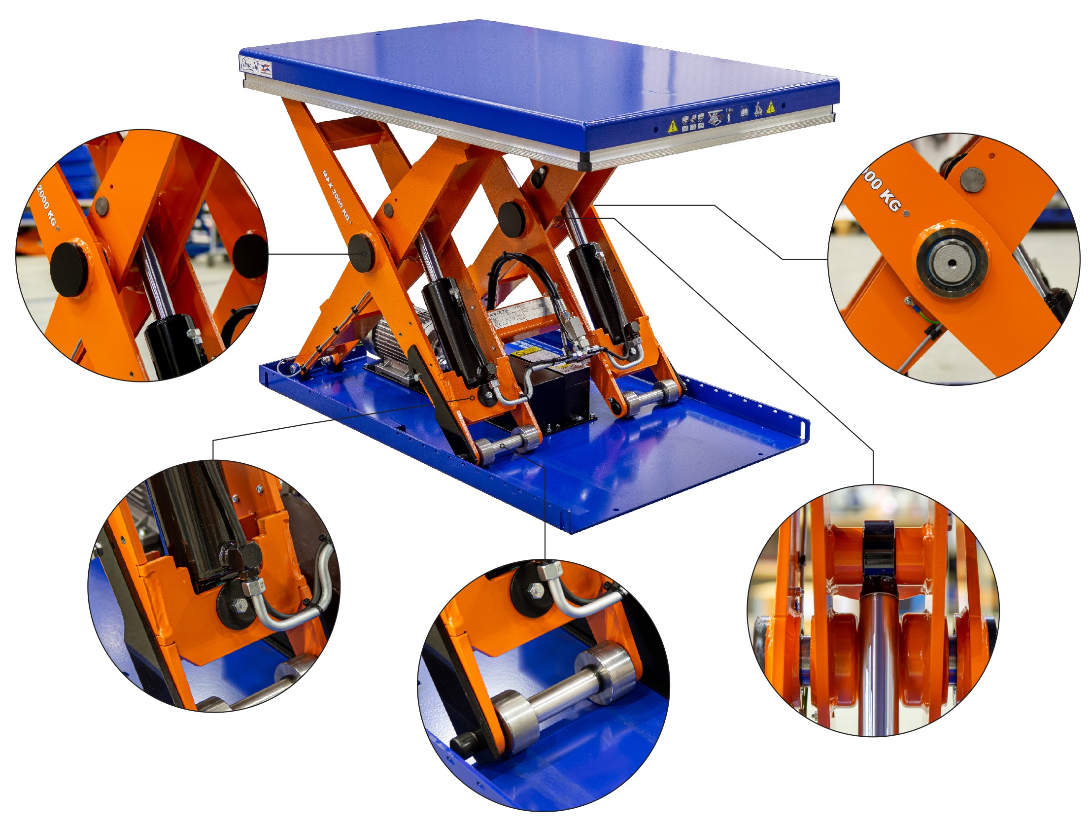 Anlagenhubtisch HDM 2000 Details