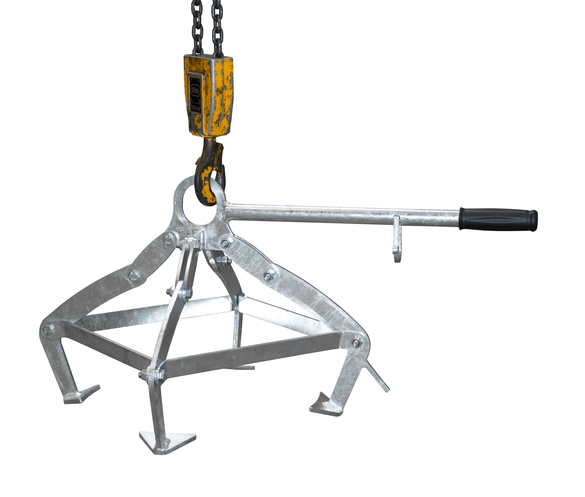 Fassgreifer 4P-D220, feuerverzinkt