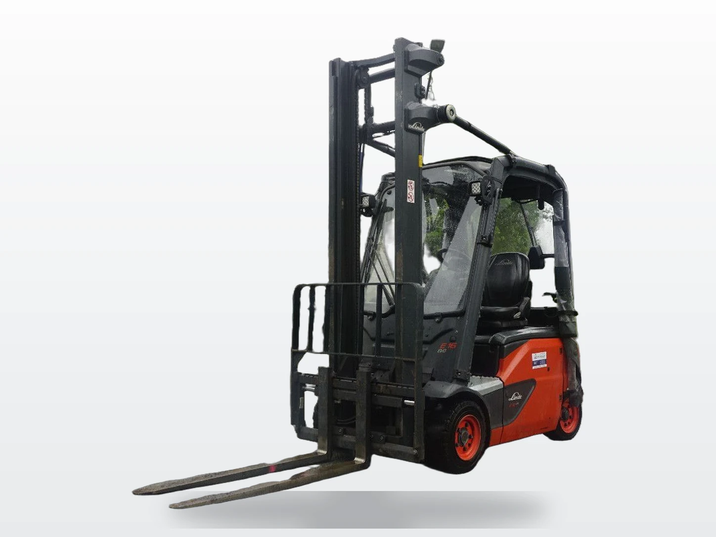 Linde 386 Elektro-Frontstapler, Baujahr 2019