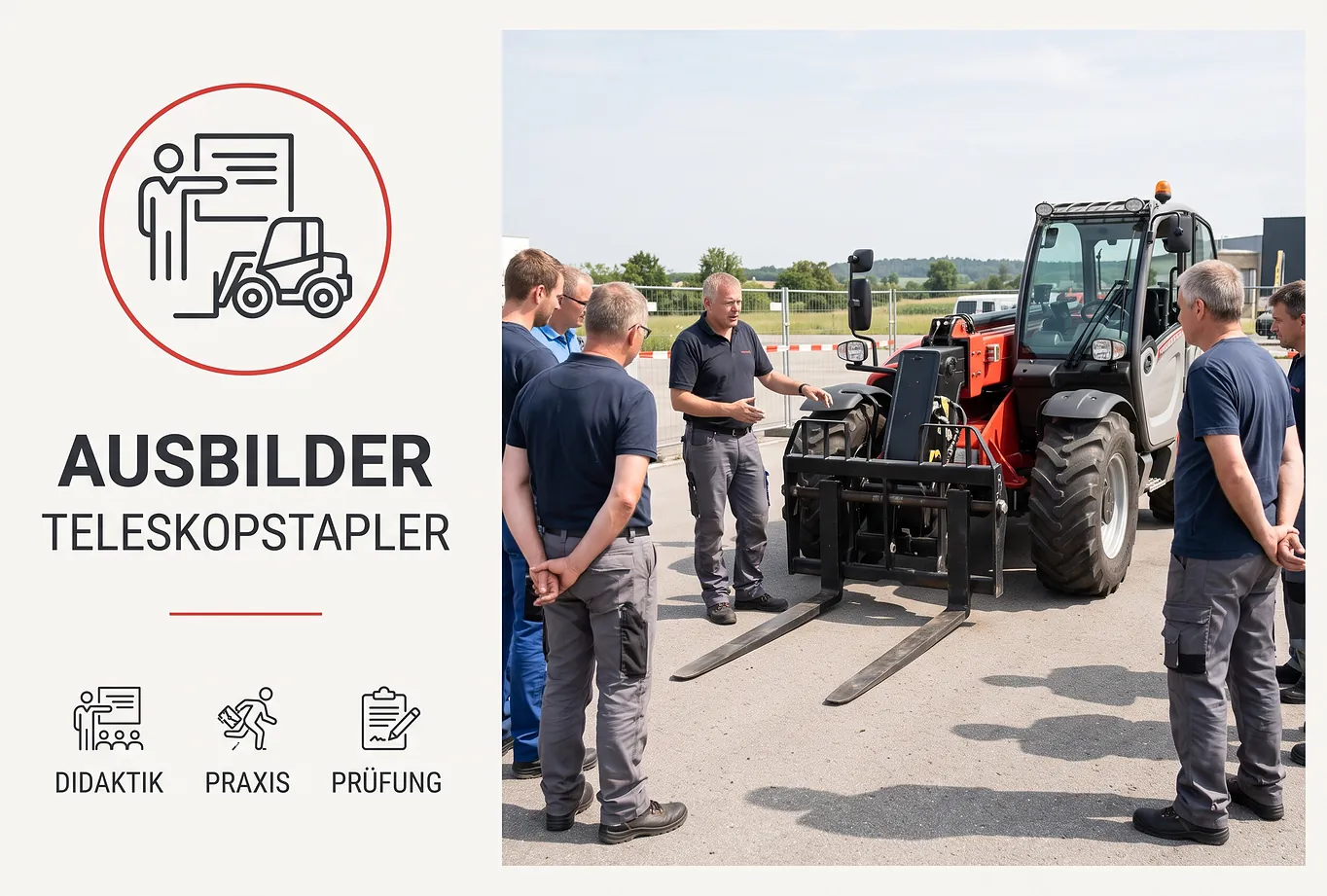 Ausbilder für Teleskopstapler - Schulung