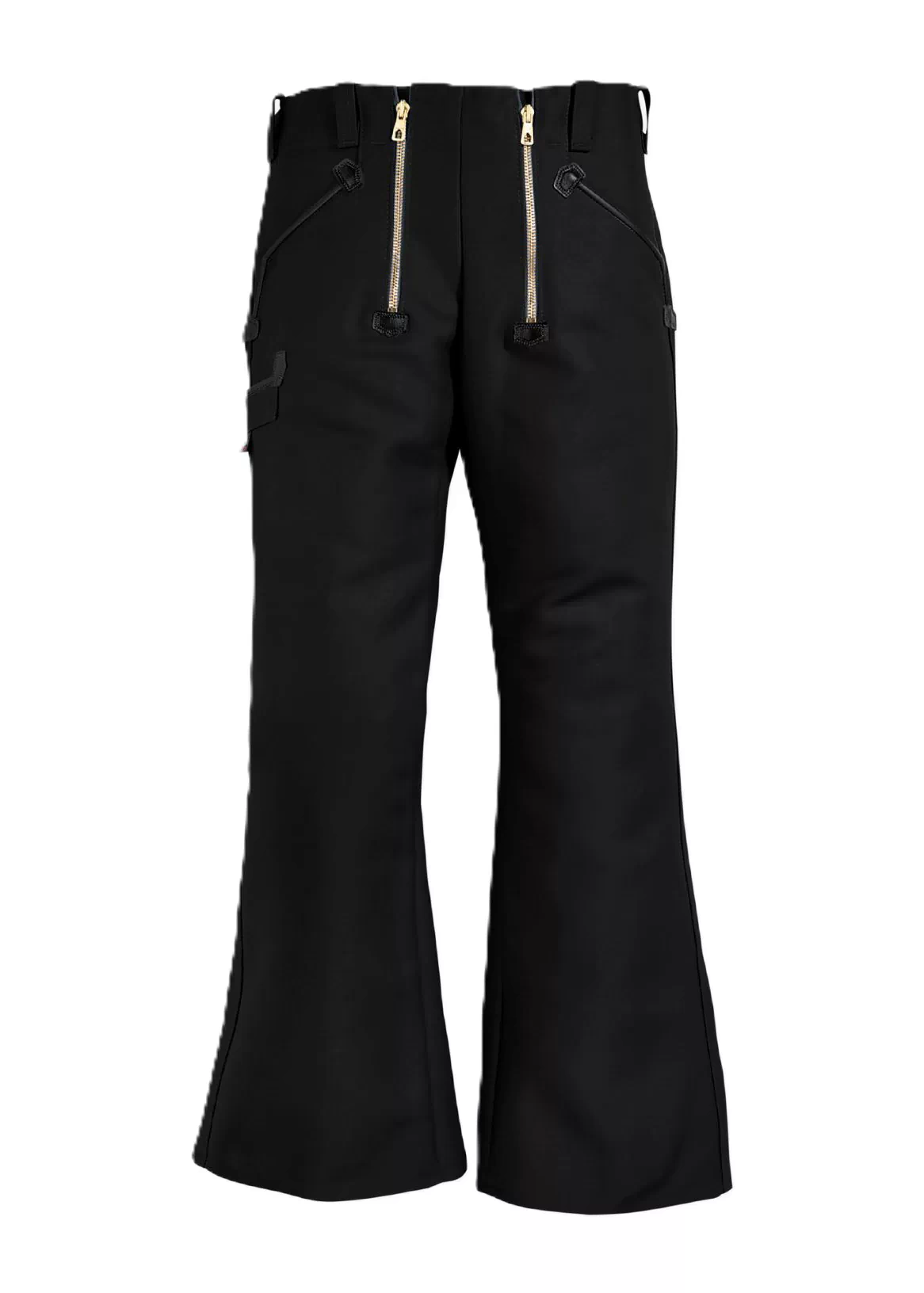 Zunfthose Ingo-ZWIRN-DOPPEL-PILOT mit Schlag - schwarz