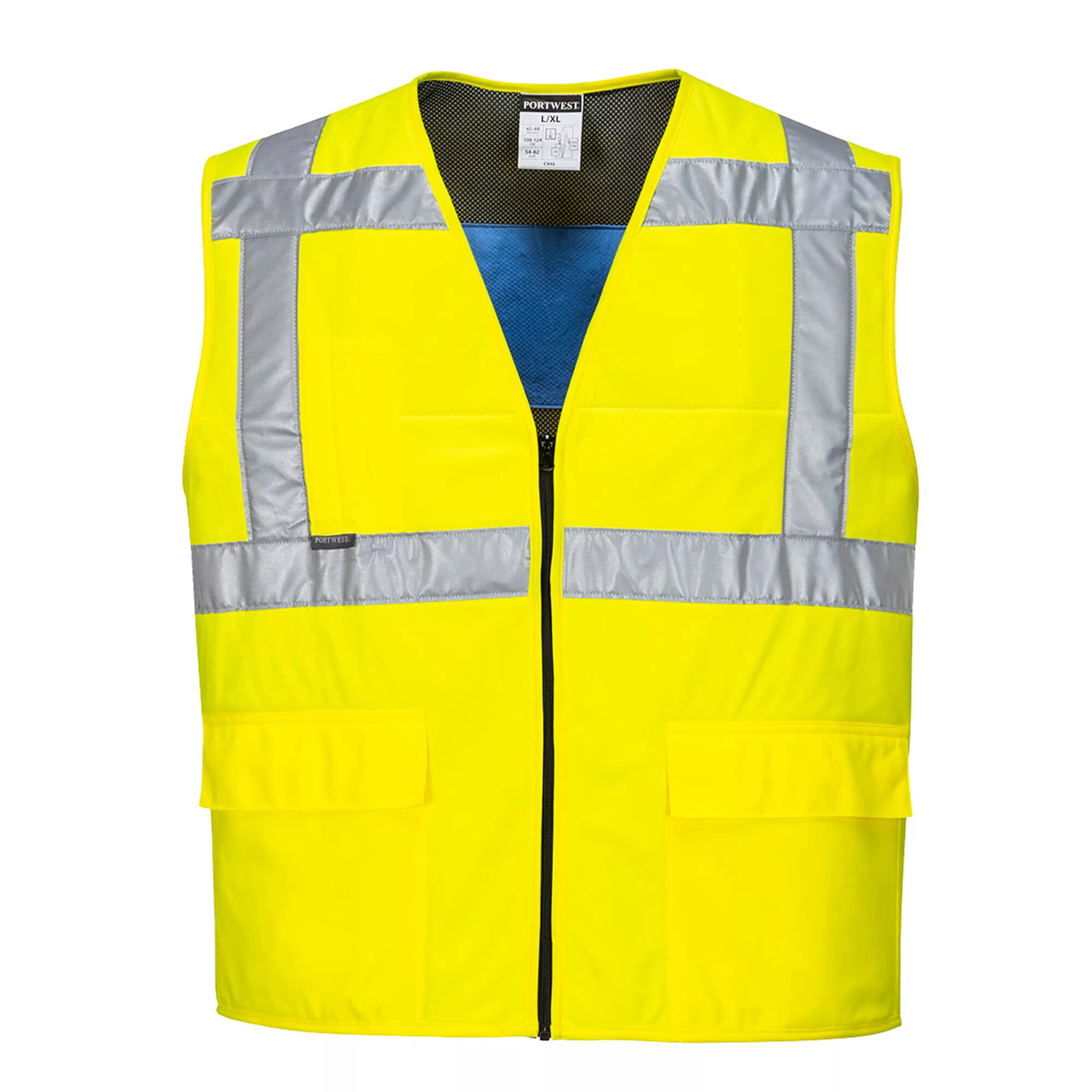 Kühlweste HiVis EN20471 Warnschutz gelb - SONDERPREIS