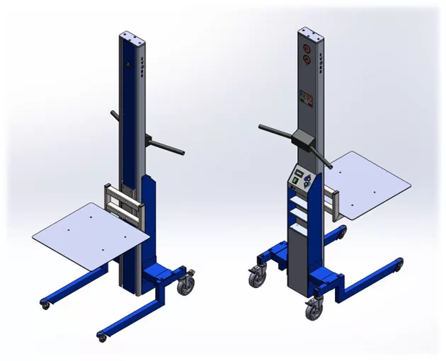 Hebelift EVO80XL -  Aluminum Plattform 525x525 - H2487