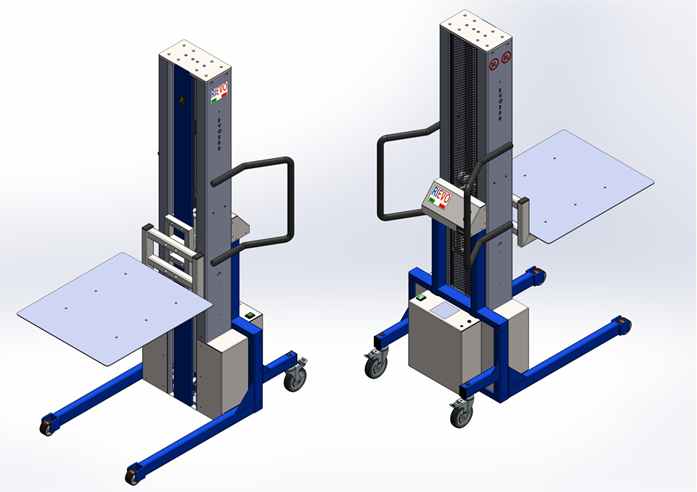 Hebelift EVO200L -  Aluminum Plattform 525x525 - H1917