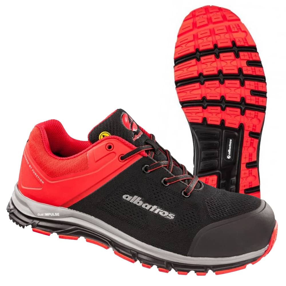 Sicherheitsschuh Albatros Impulse red S1P - ESD HRO