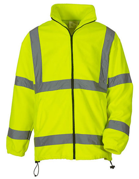 Warnschutz Fleece-Jacke HI-VIS - gelb