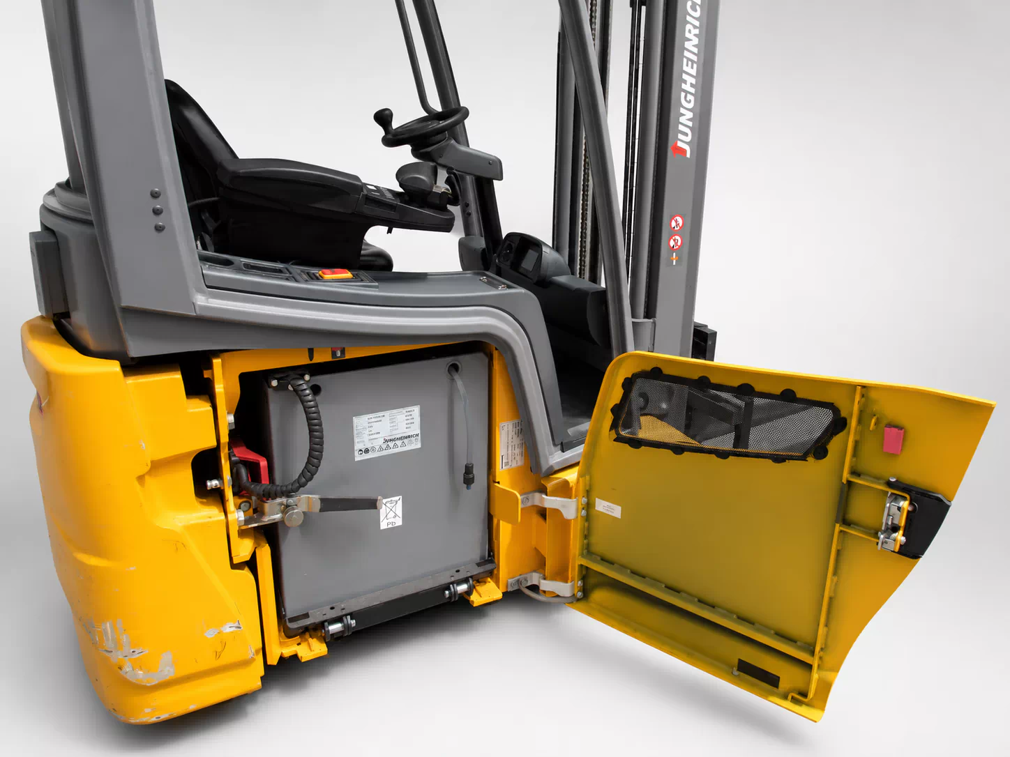 Jungheinrich EFG215 3-Rad Elektro-Gabelstapler – 1.500 kg, 5,0 m Hubhöhe, Baujahr 2020