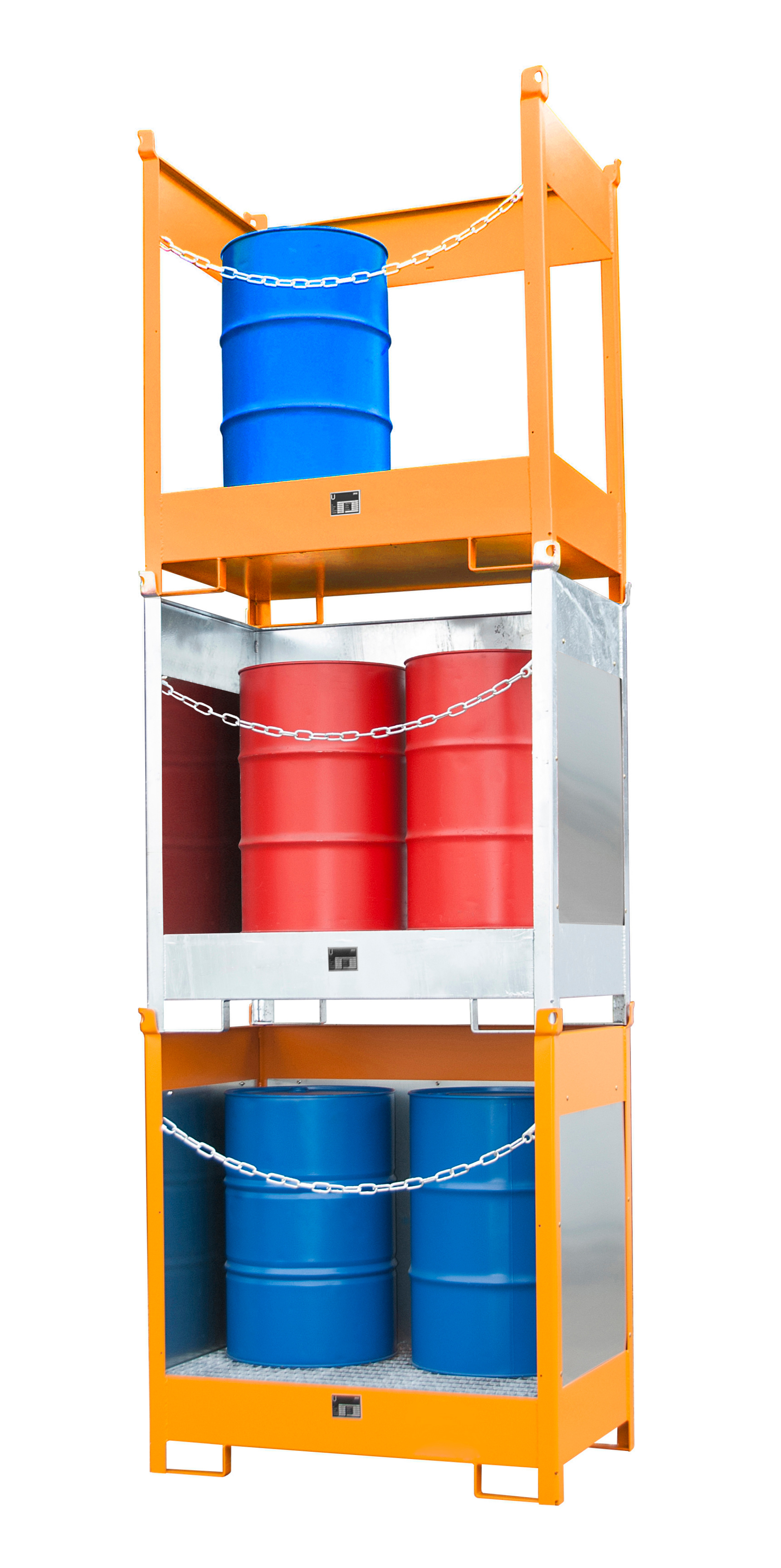 Fass-Stapelpalette FSP-2 G, feuerverzinkt