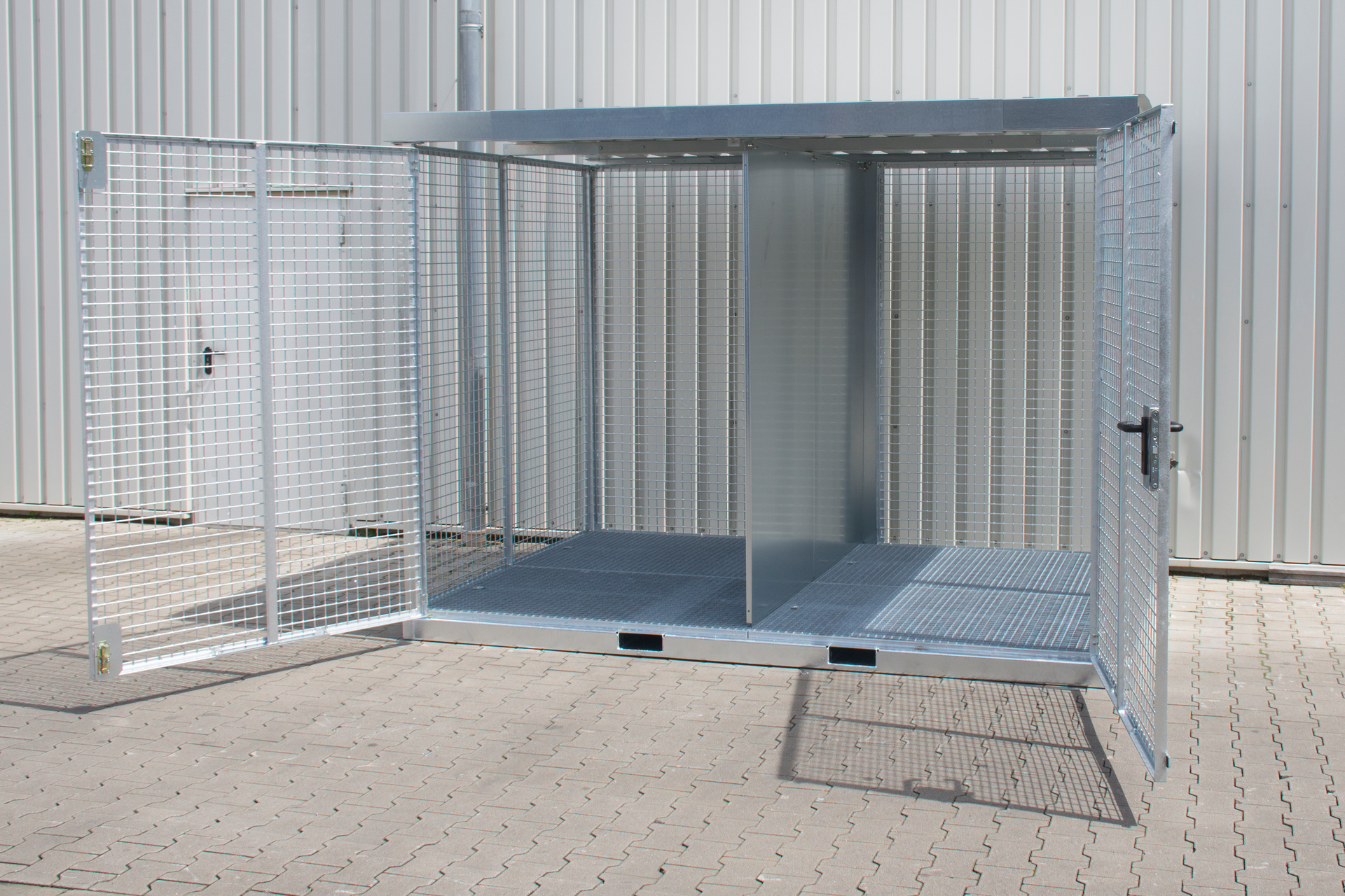 Gasflaschen-Container GFC-E/G M5, feuerverzinkt