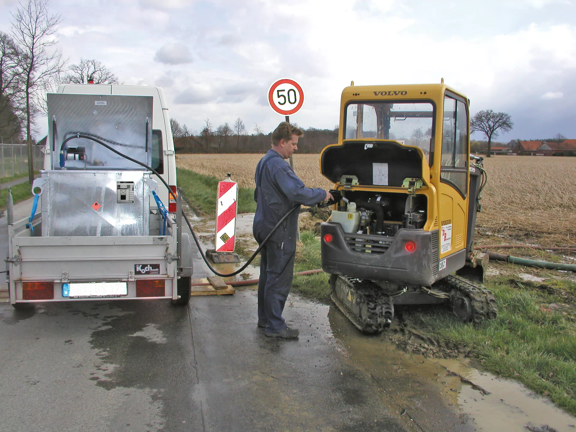 Kraftstoff-Tank MT 450, feuerverzinkt