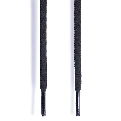 Senkel Halbschuh black 115cm