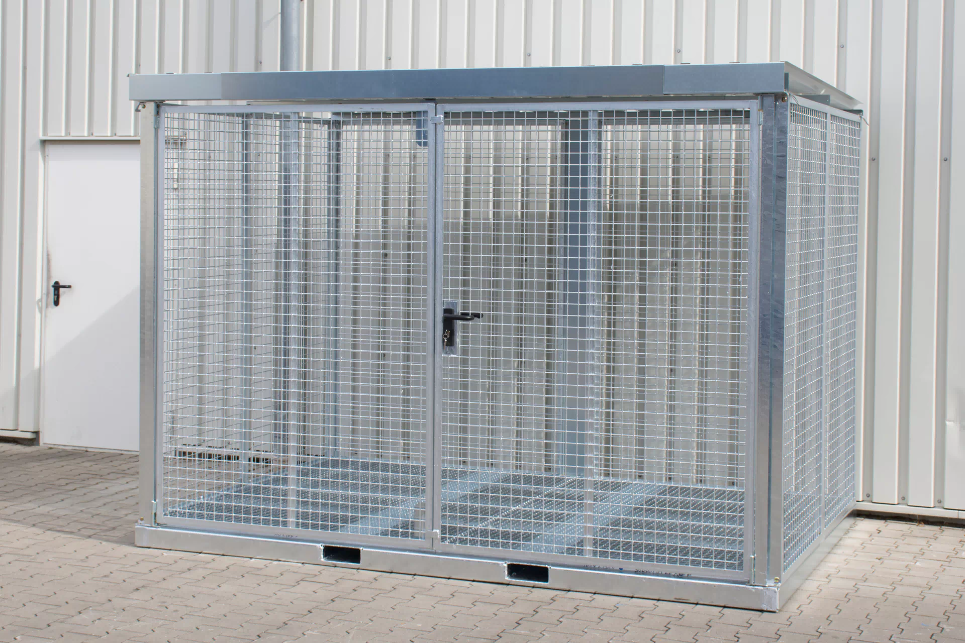Gasflaschen-Container GFC-E/G M5, feuerverzinkt