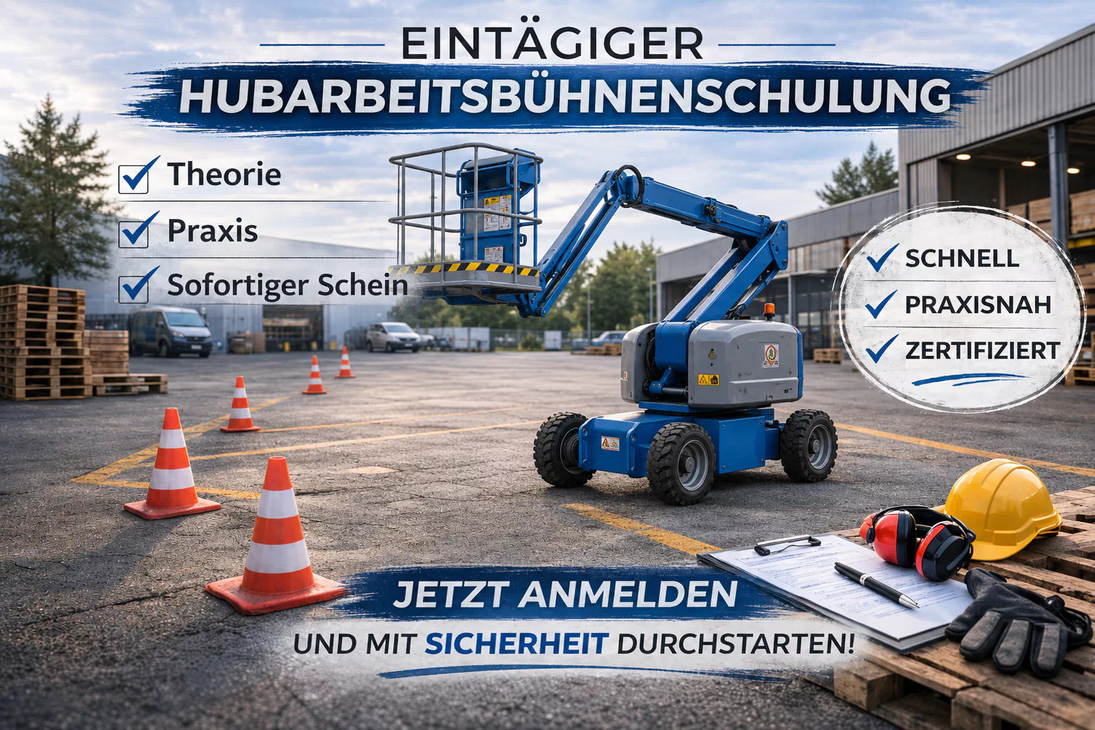 Hubarbeitsbühnen-Schulung