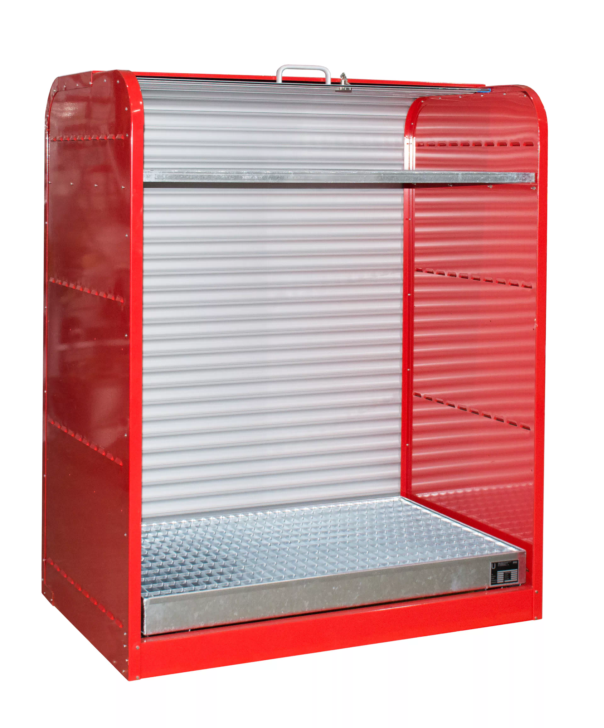 Gefahrstoff-Rollladenschrank RSG-2, lackiert, Feuerrot