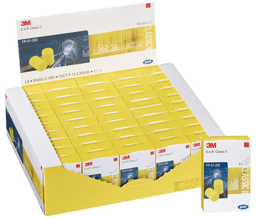 Gehörschutzstöpsel EAR 5er-Packung