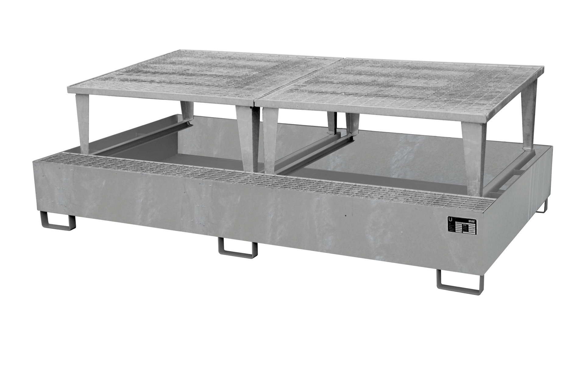 Auffangwanne AWA 1000-2, feuerverzinkt