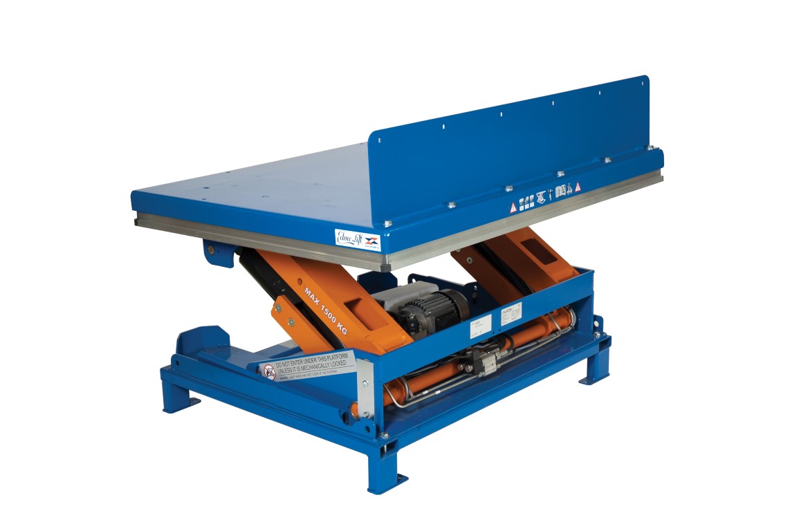 Hubneigegerät zum Heben und Neigen von Paletten und Gitterboxen