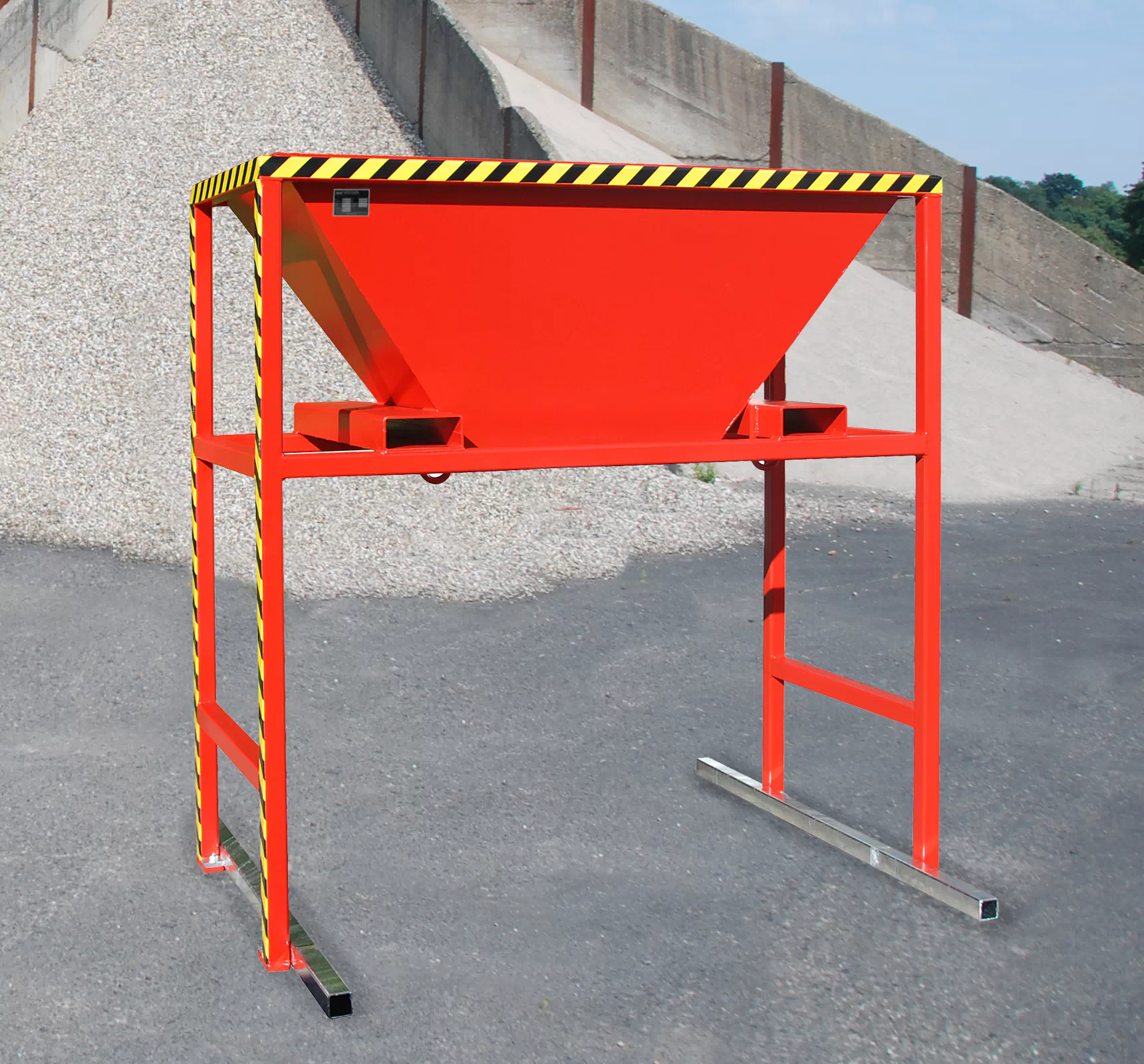 Befülltrichter BTM, lackiert, Feuerrot