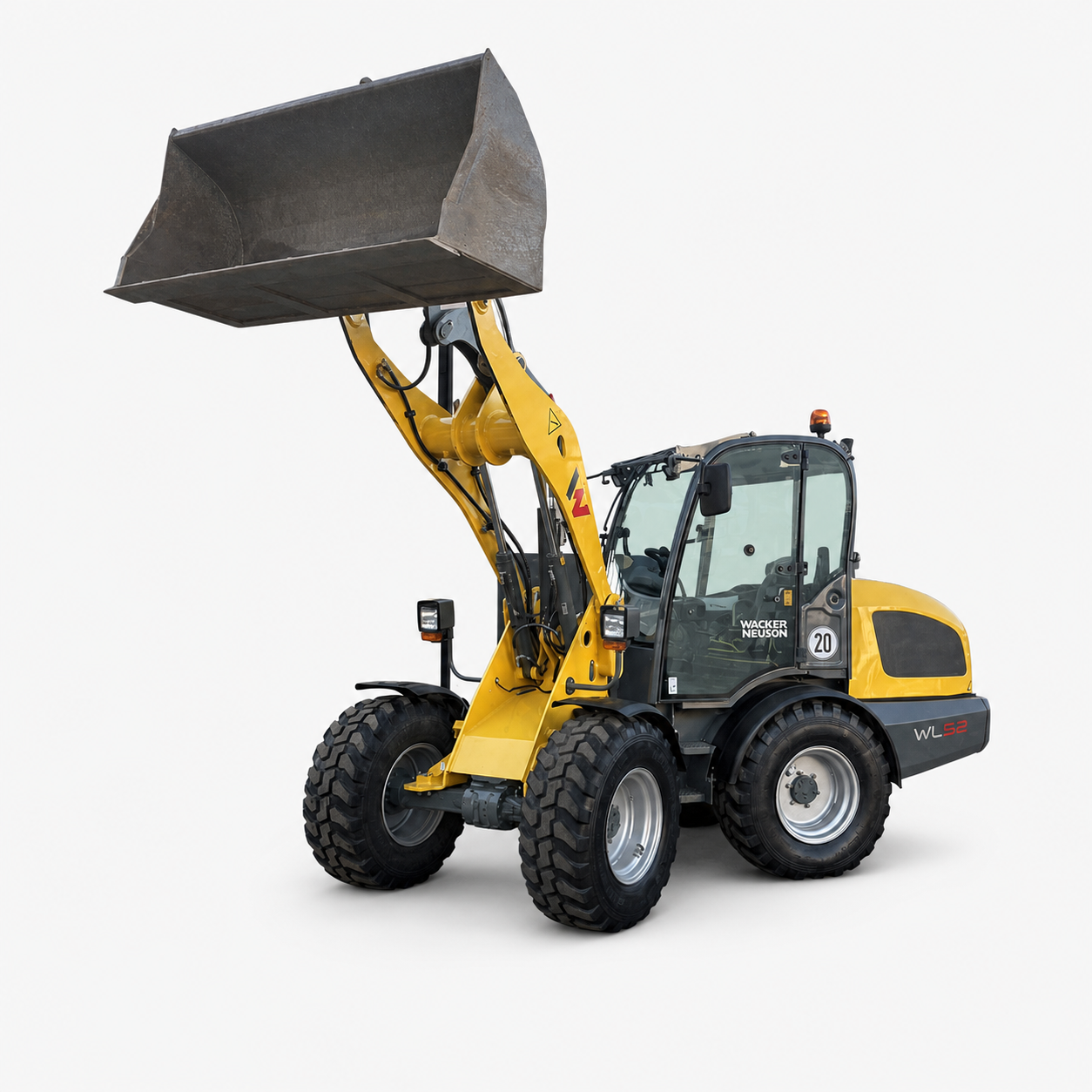 Wacker Neuson WL52 Radlader Knicklader BJ 2023 ca. 820 h inkl. Schaufel 55,4 kW