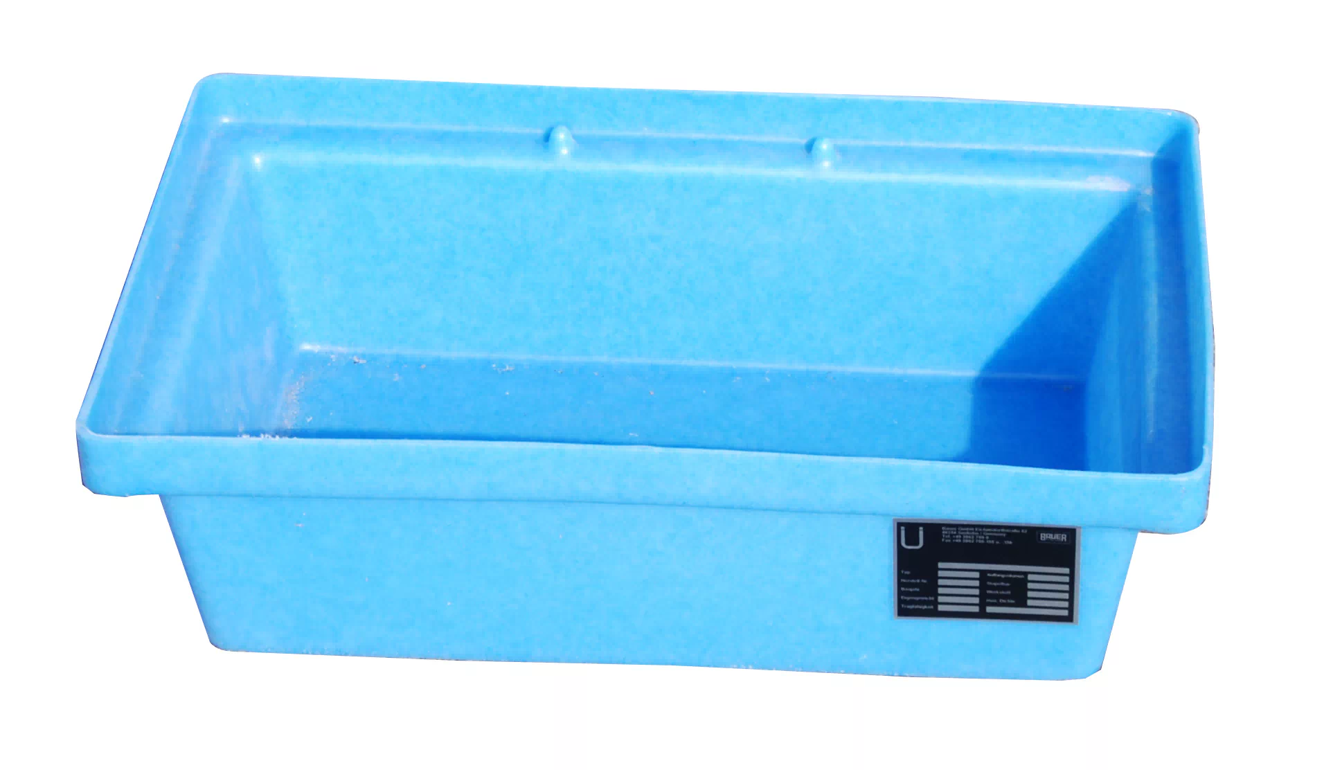 GREEN-LINE PE-Auffangwanne für Paletten KWP-P 20, aus robustem Polyethylen, Blau