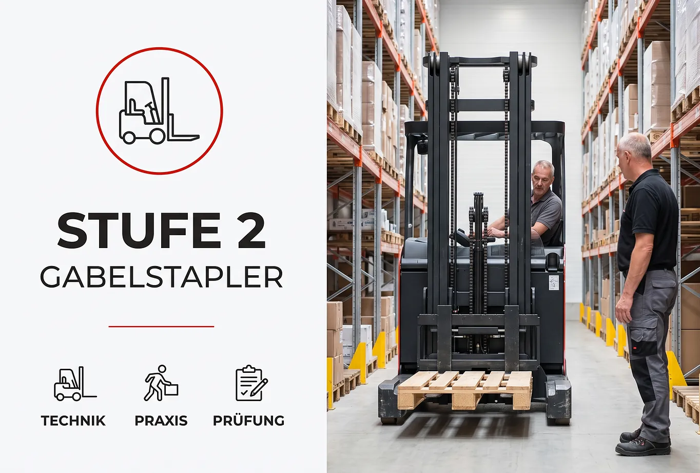 Gabelstaplerschein – Zusatzqualifikation (Stufe 2) - Schulung
