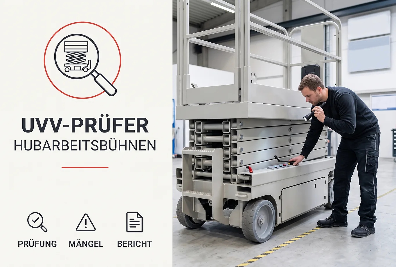 UVV-Prüfer für Hubarbeitsbühnen - Schulung