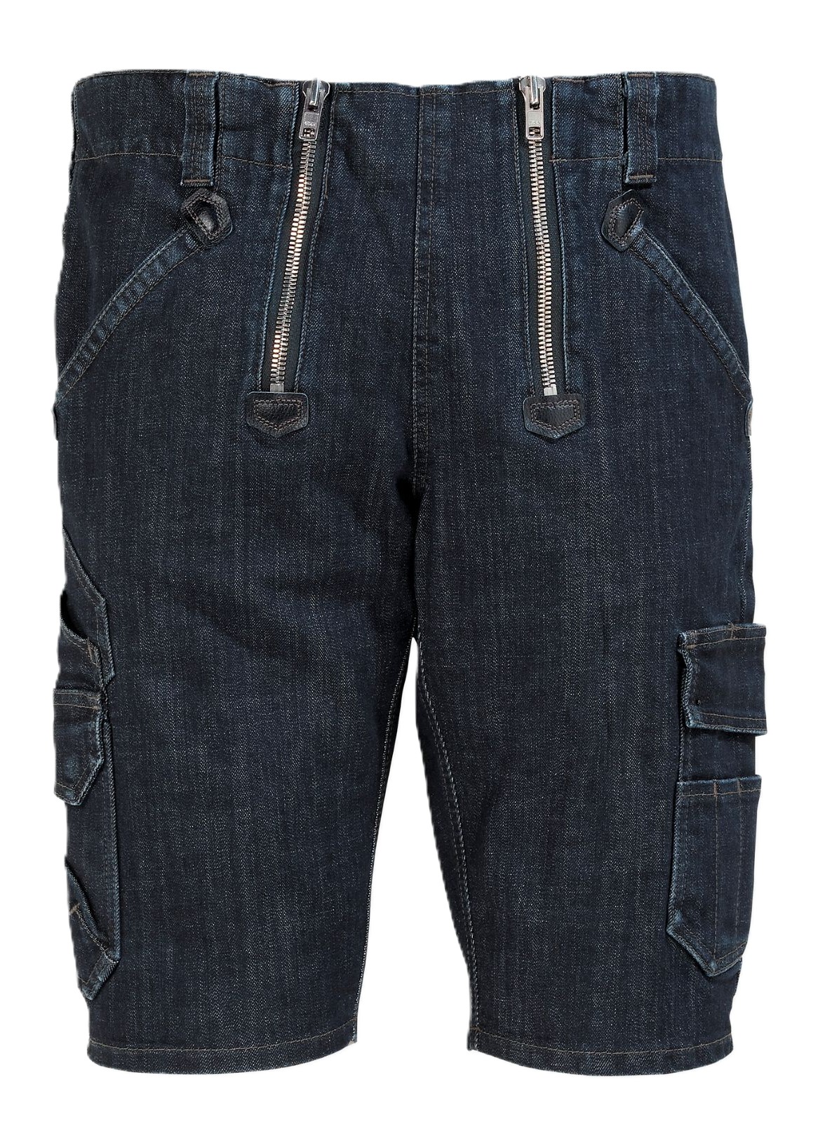 Zunftbermuda Volkmar Stretch-Jeans - schwarzblau