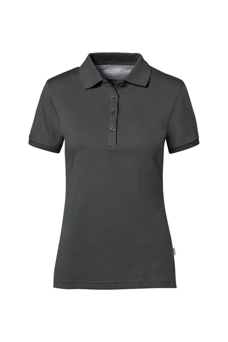 COTTON TEC® Damen Poloshirt anthrazit