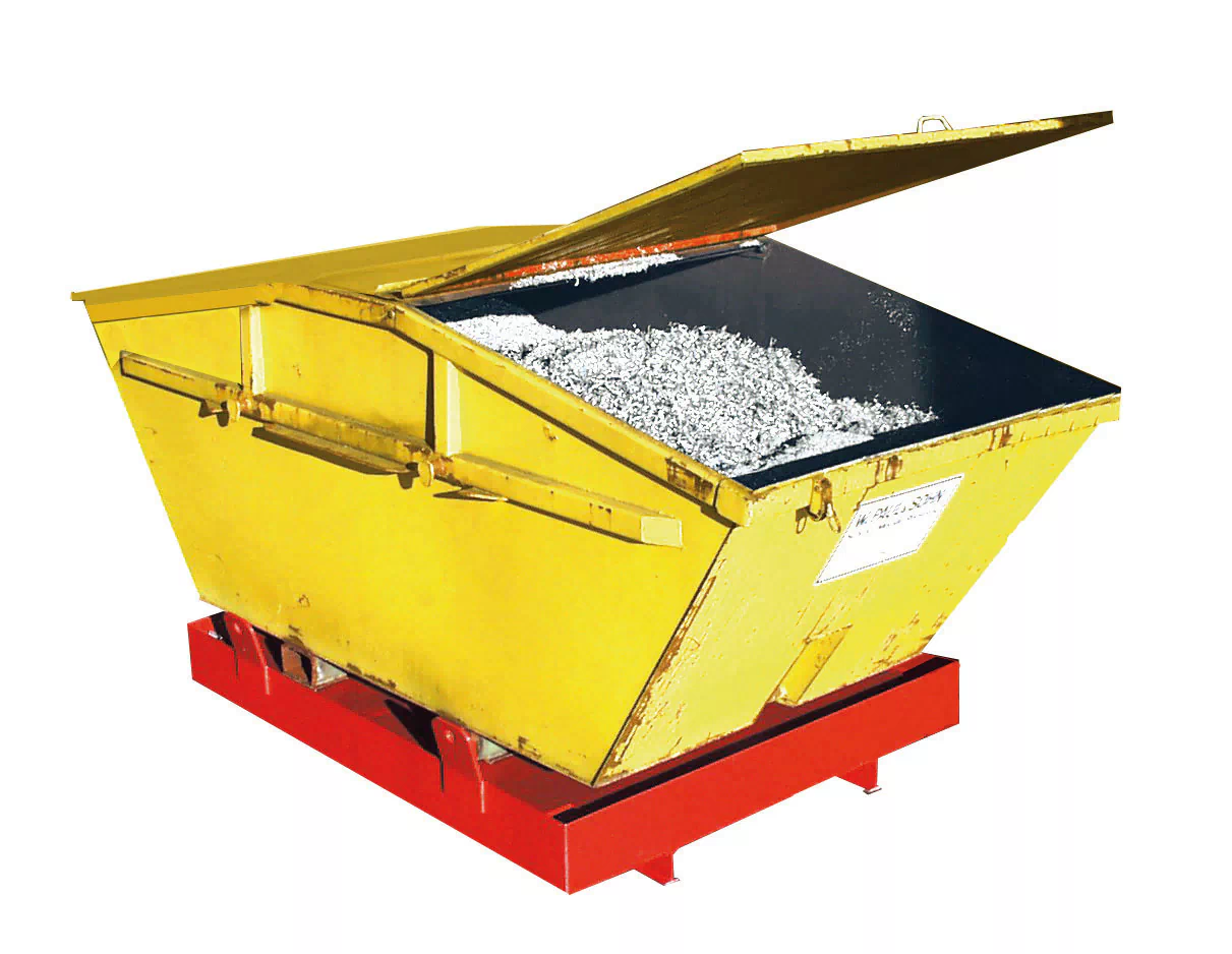 Containerwanne CW 1, lackiert, Feuerrot