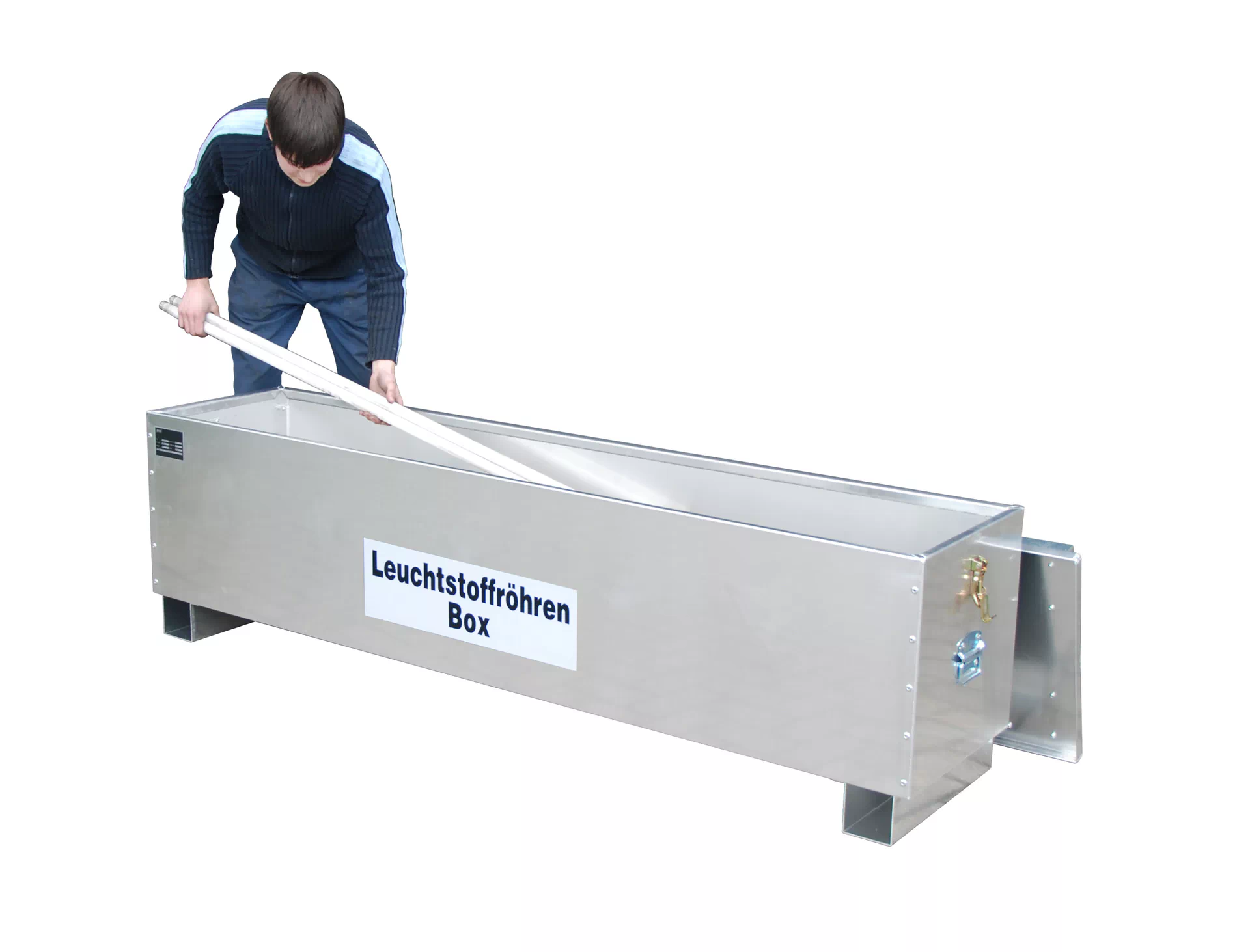 Leuchtstoffröhren-Box AL-D 150, Aluminium