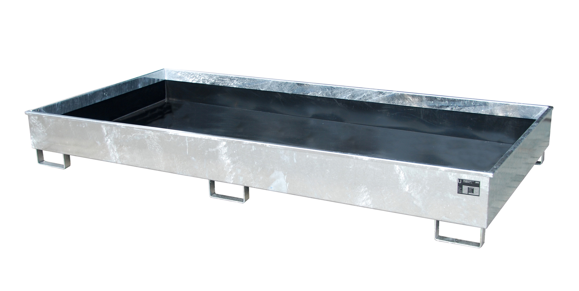 Regalwanne mit PE-Einsatz Regalwanne RW 2700-2 PE, feuerverzinkt