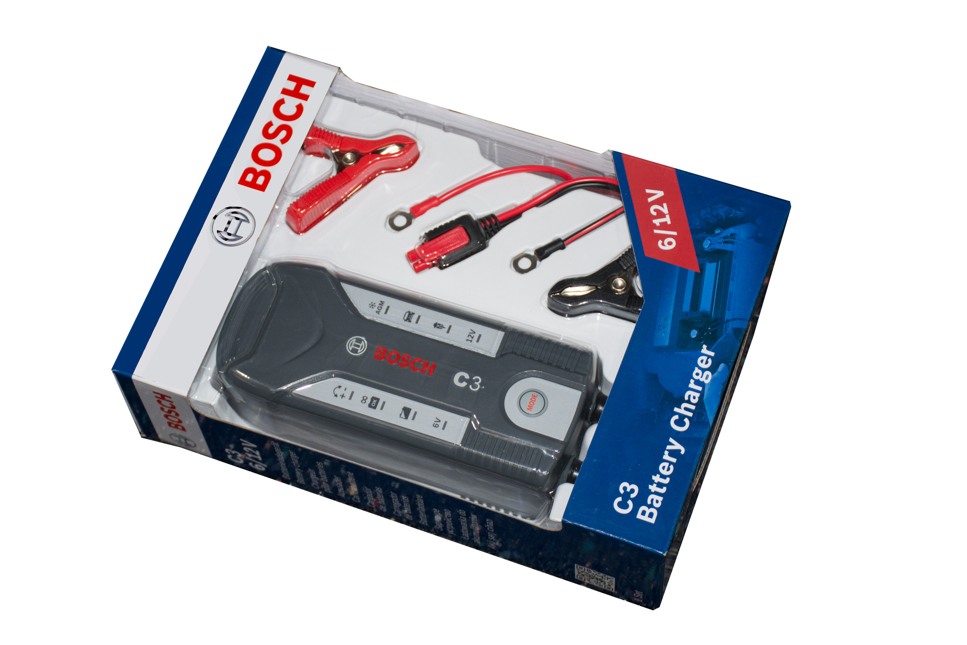 Ladegerät für elektrohydraulischen 12-V-Antrieb