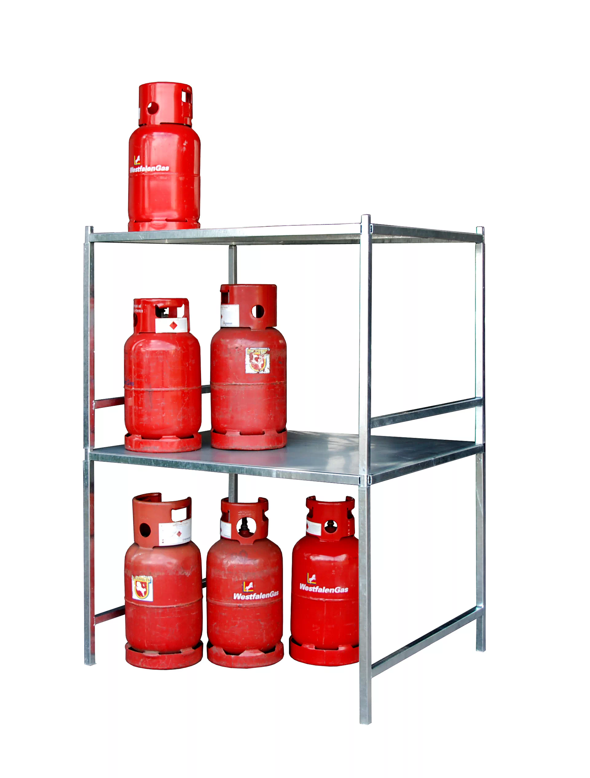 Gasflaschengestell GFG-2, verzinkt