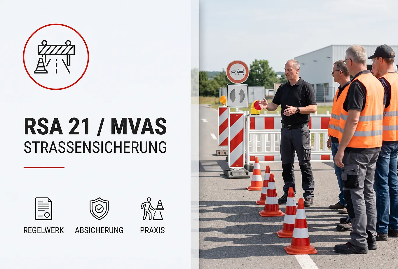 RSA 21 / MVAS – Sicherung von Arbeitsstellen an Straßen - Schulung