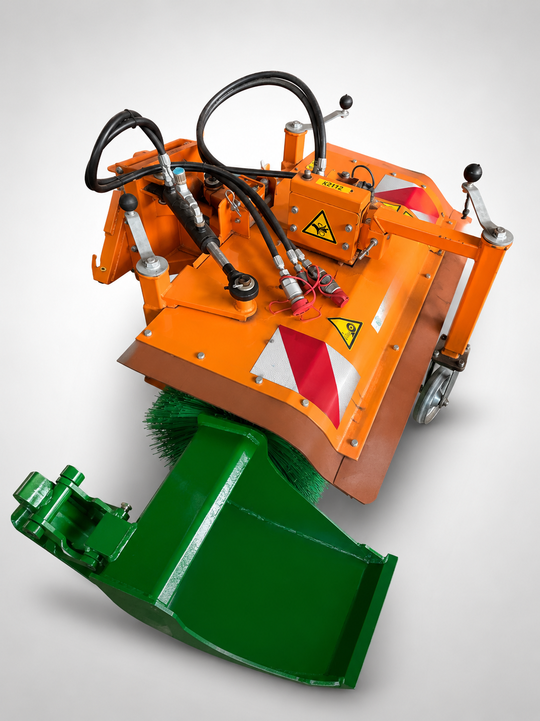 Hako Frontkehrmaschine für Citymaster 600 / 1600 – 110 cm Kehrbreite, hydraulischer Antrieb, sehr guter Zustand